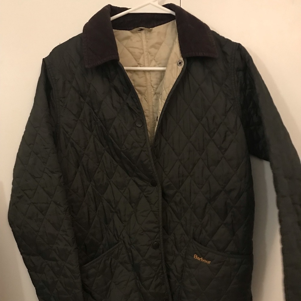Barbour green olive jacket